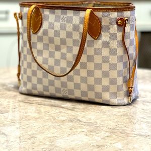 Authentic Louis Vuitton Damier Azur Neverfull PM